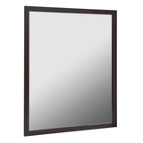 Craft + Main 30" X 36" Aluminum Framed Vanity Mirror w Pre-attached Mounting Hooks - Oil Rubbed Bronze