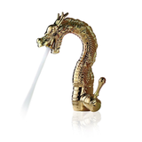 Maison De Philip Polished Gold Single Handle Dragon Lavatory Faucet - DR-1H-GD