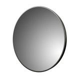 Foremost AM2828-BB 28" X 28" Round Wall Mirror, Brushed Black Frame