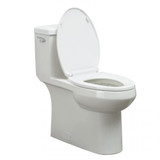 Craft + Main TL-8423HC-EW-FM One Piece 4.8L Elongated Toilet With Fluidmaster Trim