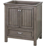 Foremost BAGVT3122D-CWR Brantley 31" Distressed Grey Vanity With Carrara White Marble Counter Top With White Sink