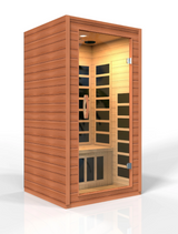 Dynamic Avila Elite 1-2-person Ultra Low EMF (Under 3MG) FAR Infrared Sauna (Canadian Hemlock)