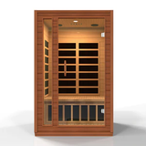 Dynamic Cordoba Elite 2-person Ultra Low EMF (Under 3MG) FAR Infrared Sauna (Canadian Hemlock)