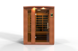 Dynamic Lugano 3-person Low EMF (Under 8MG) FAR Infrared Sauna (Canadian Hemlock)