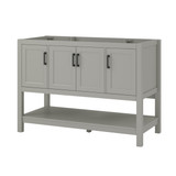 Foremost HOGVT4922-MB Hollis 49" Grey Vanity Cabinet with Mohave Beige Granite Sink Top