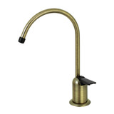 Kingston Brass K6193 Americana Single Handle Water Filtration Faucet, Antique Brass