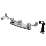 Kingston Brass KB292 Magellan 8-Inch Centerset Kitchen Faucet, Polished Chrome