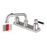 Kingston Brass FB2138DKL Kaiser 8-Inch Centerset Kitchen Faucet, Brushed Nickel