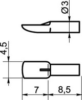 Metal Shelf Support Peg with Stop - Bag of 20