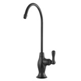 Kingston Brass KSAG3190AL Restoration Reverse Osmosis System Filtration Water Air Gap Faucet, Matte Black