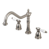 Kingston Brass KB1798BPLLS Widespread Kitchen Faucet, Brushed Nickel