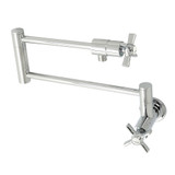 Kingston Brass KS4101ZX Millennium Wall Mount Pot Filler, Polished Chrome