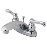Kingston Brass GKB8621FL 4 in. Centerset Bathroom Faucet, Polished Chrome
