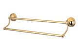 Kingston Brass BA116318PB 18" Double Towel Bar - Polished Brass