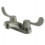 Kingston Brass GKB188LP 4 in. Centerset Bathroom Faucet, Brushed Nickel