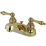 Kingston Brass GKB252AL 4 in. Centerset Bathroom Faucet, Polished Brass