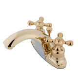 Kingston Brass GKB7642AX 4 in. Centerset Bathroom Faucet, Polished Brass