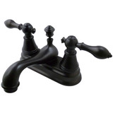 Kingston Brass Fauceture  FSY3605AL 4 in. Centerset Bathroom Faucet, Oil Rubbed Bronze