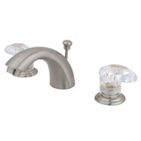 Kingston Brass  KB958ALL Mini-Widespread Bathroom Faucet, Brushed Nickel