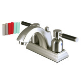 Kingston Brass Fauceture   FSC4648DKL 4 in. Centerset Bathroom Faucet, Brushed Nickel