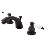 Kingston Brass KB945B Mini-Widespread Bathroom Faucet, Oil Rubbed Bronze