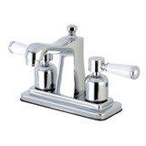 Kingston Brass FB4641DPL 4 in. Centerset Bathroom Faucet, Polished Chrome