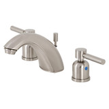 Kingston Brass FB8958DL Concord Widespread Two Handle Bathroom Faucet, Brushed Nickel