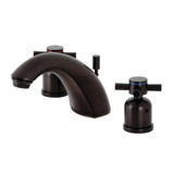 Kingston Brass FB8955DX Concord Widespread Two Handle Bathroom Faucet, Oil Rubbed Bronze