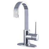 Kingston Brass Fauceture   LS8211NYL New York Single Handle Bathroom Faucet Drain, Polished Chrome