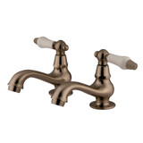 Kingston Brass KS1108PL Heritage Basin Tap Faucet, Brushed Nickel