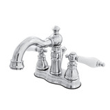Kingston Brass Fauceture   FSC1601APL 4 in. Centerset Bathroom Faucet, Polished Chrome