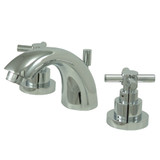 Kingston Brass KS2951EX Mini-Widespread Bathroom Faucet, Polished Chrome