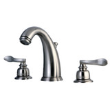 Kingston Brass  KB8988NFL 8 in. Widespread Two Handle Bathroom Faucet, Brushed Nickel