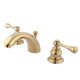 Kingston Brass KB942BL Mini-Widespread Bathroom Faucet, Polished Brass