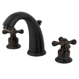 Kingston Brass KB985AX Victorian Two Handle Wall Mount Widespread Bathroom Faucet, Oil Rubbed Bronze