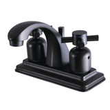 Kingston Brass KB4645DX 4 in. Centerset Bathroom Faucet, Oil Rubbed Bronze