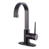 Kingston Brass Fauceture   LS8215NYL New York Single Handle Bathroom Faucet Drain, Oil Rubbed Bronze