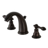 Kingston Brass KB985ACL American Classic Widespread Two Handle Bathroom Faucet with Retail Pop-Up, Oil Rubbed Bronze