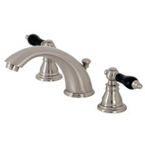 Kingston Brass KB968AKL Duchess Widespread Two Handle Bathroom Faucet with Plastic Pop-Up, Brushed Nickel