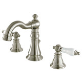 Kingston Brass Fauceture  FSC1978APL American Patriot Widespread Two Handle Bathroom Faucet, Brushed Nickel
