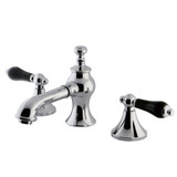 Kingston Brass KC7061PKL Duchess Widespread Two Handle Bathroom Faucet with Brass Pop-Up, Polished Chrome