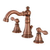 Kingston Brass Fauceture   FSC197ACLAC American Classic Widespread Two Handle Bathroom Faucet, Antique Copper