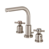 Kingston Brass Fauceture   FSC8958DX 8 in. Widespread Two Handle Bathroom Faucet, Brushed Nickel