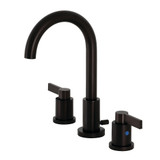 Kingston Brass Fauceture   FSC8925NDL NuvoFusion Widespread Two Handle Bathroom Faucet, Oil Rubbed Bronze