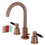 Kingston Brass Fauceture   FSC892DKLAC Kaiser Widespread Two Handle Bathroom Faucet, Antique Copper