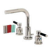 Kingston Brass Fauceture  FSC8959DKL 8 in. Widespread Two Handle Bathroom Faucet, Polished Nickel