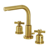 Kingston Brass Fauceture  FSC8953ZX 8 in. Widespread Two Handle Bathroom Faucet, Brushed Brass