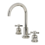 Kingston Brass Fauceture  FSC8929ZX Millennium Widespread Two Handle Bathroom Faucet, Polished Nickel