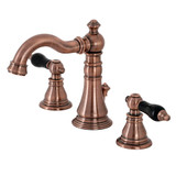 Kingston Brass Fauceture   FSC197AKLAC Duchess Widespread Two Handle Bathroom Faucet with Retail Pop-Up, Antique Copper