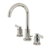 Kingston Brass Fauceture   FSC8929NDL NuvoFusion Widespread Two Handle Bathroom Faucet, Polished Nickel